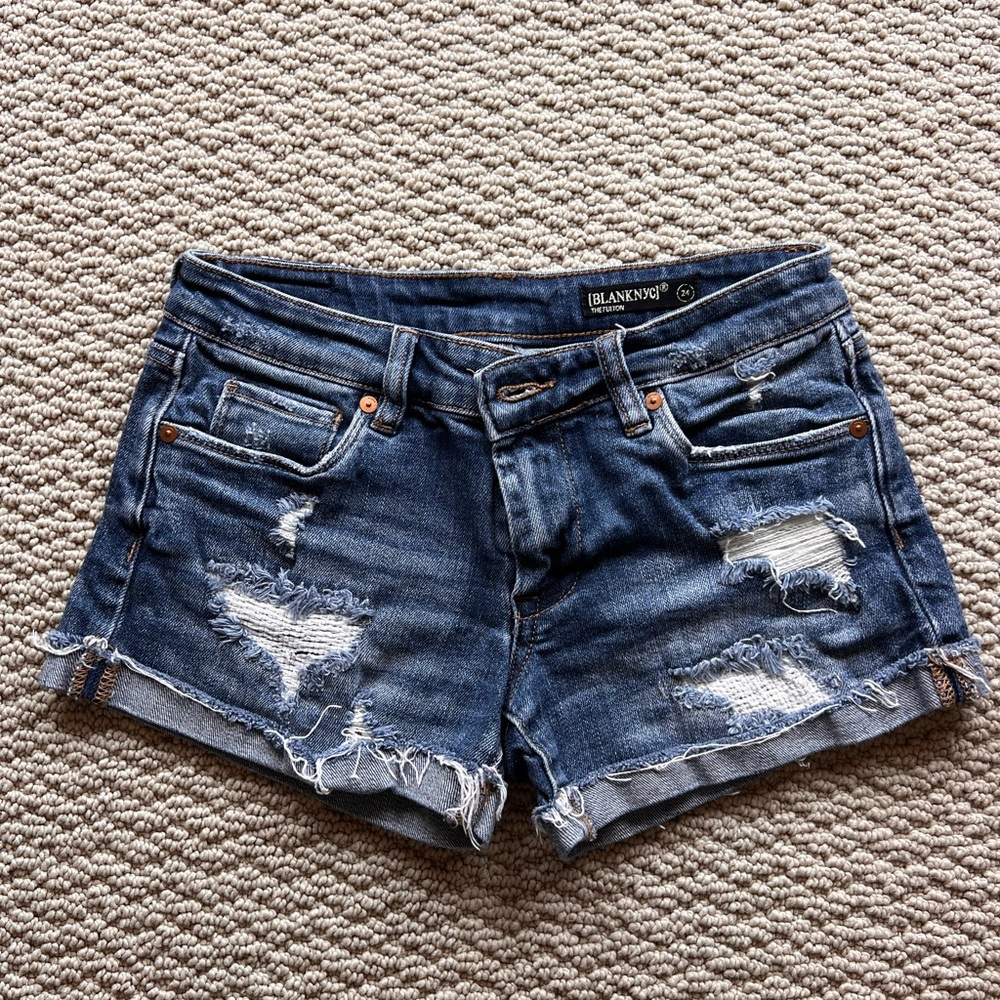 BLANKNYC Boyfriend Denim Shorts
